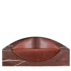 Carcino Design Outdoor Armchairs<Ægir Red Marble Armchair