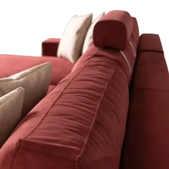 Mantellassi 1926 Sofas<Glam red sofa with chaise longue