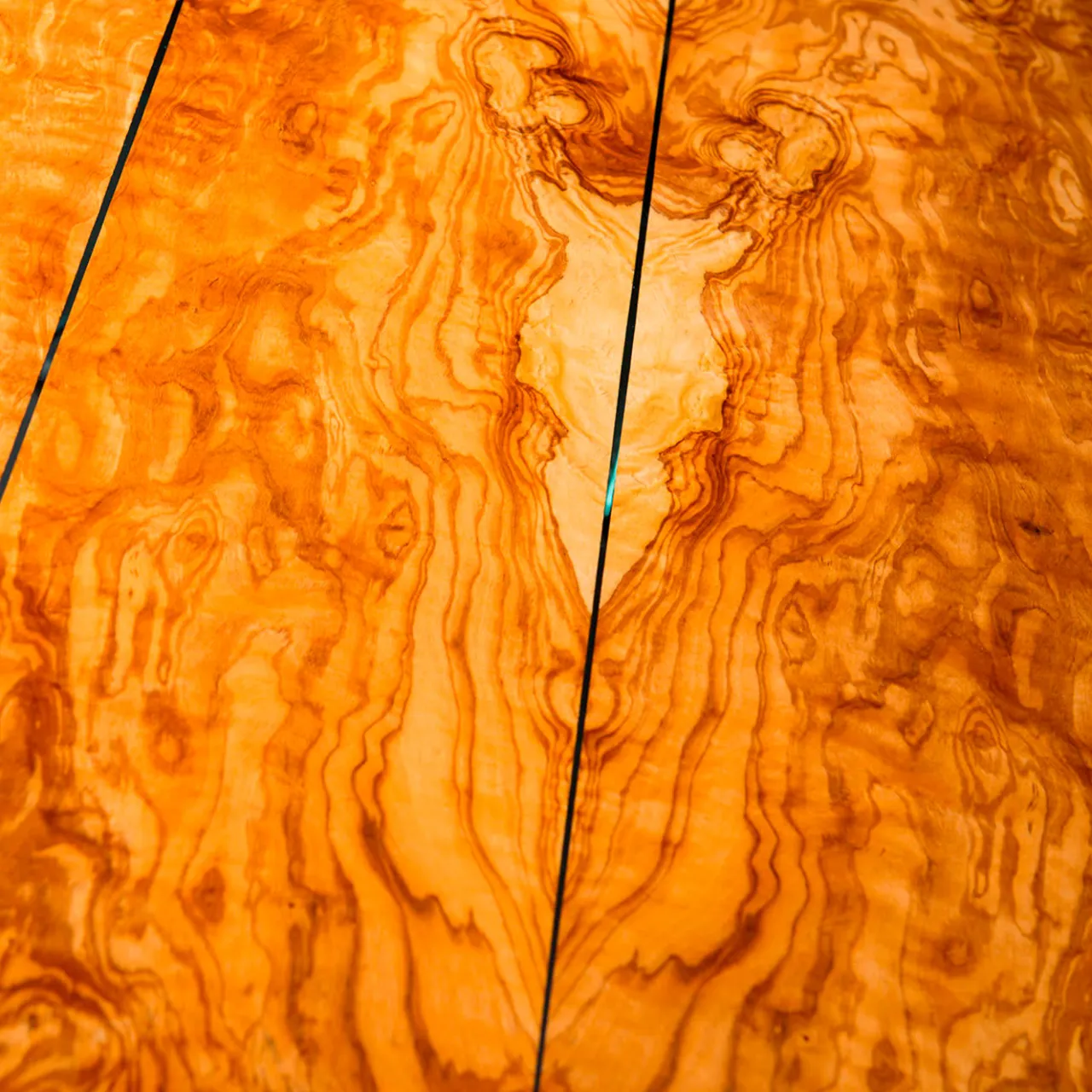 VGnewtrend Dining Tables<Glass&Wood Portofino Rectangular Table in Olive Wood