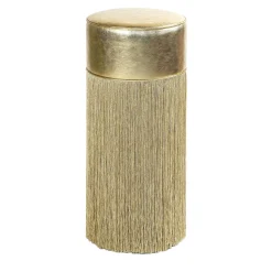 Lorenza Bozzoli Couture Bar Stools<Gleaming Gold Metallic Leather Bar Stool By Lorenza Bozzoli
