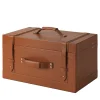 Casa Covre Trunks<Globetrotter Leather Trunk
