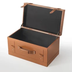 Casa Covre Trunks<Globetrotter Leather Trunk
