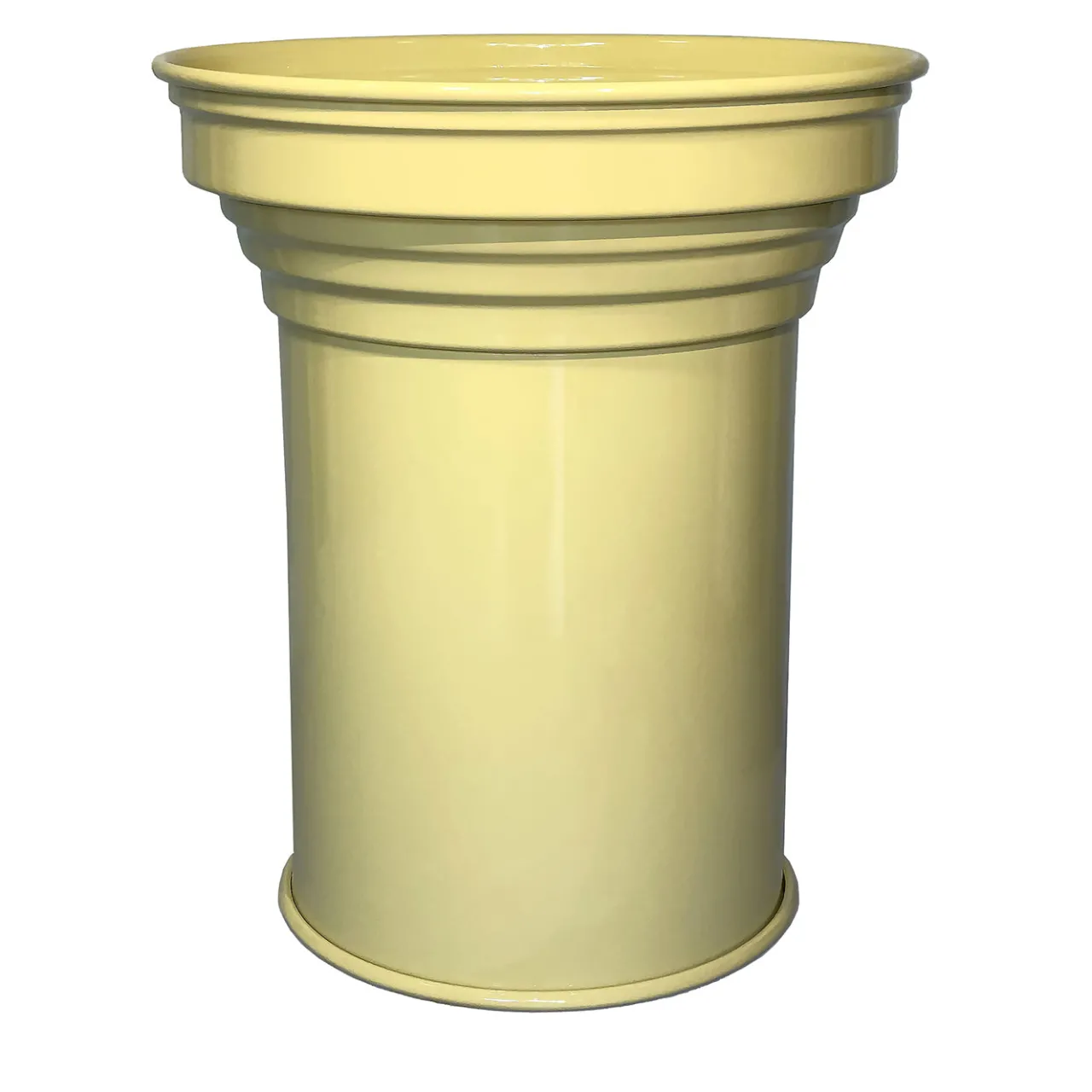 Caspal Side Tables<Glossy Butter Aluminum Side Table