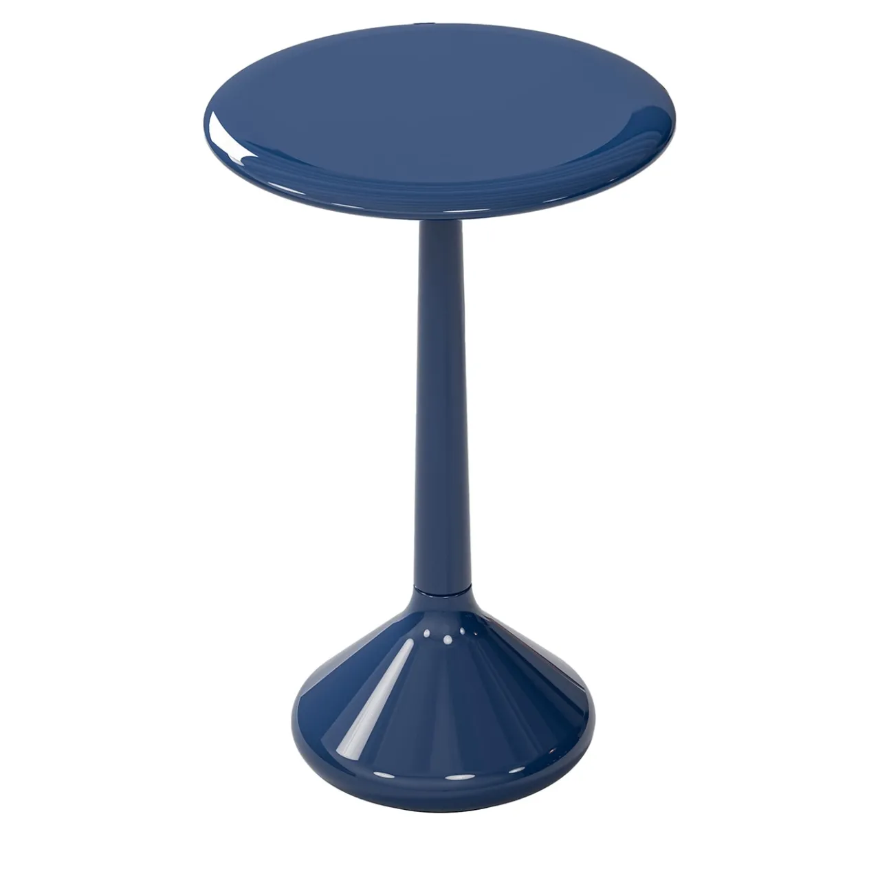 CPRN Homood Side Tables<Glossy Laquered Blue Side Table