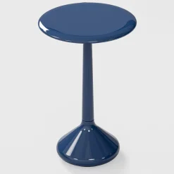 CPRN Homood Side Tables<Glossy Laquered Blue Side Table