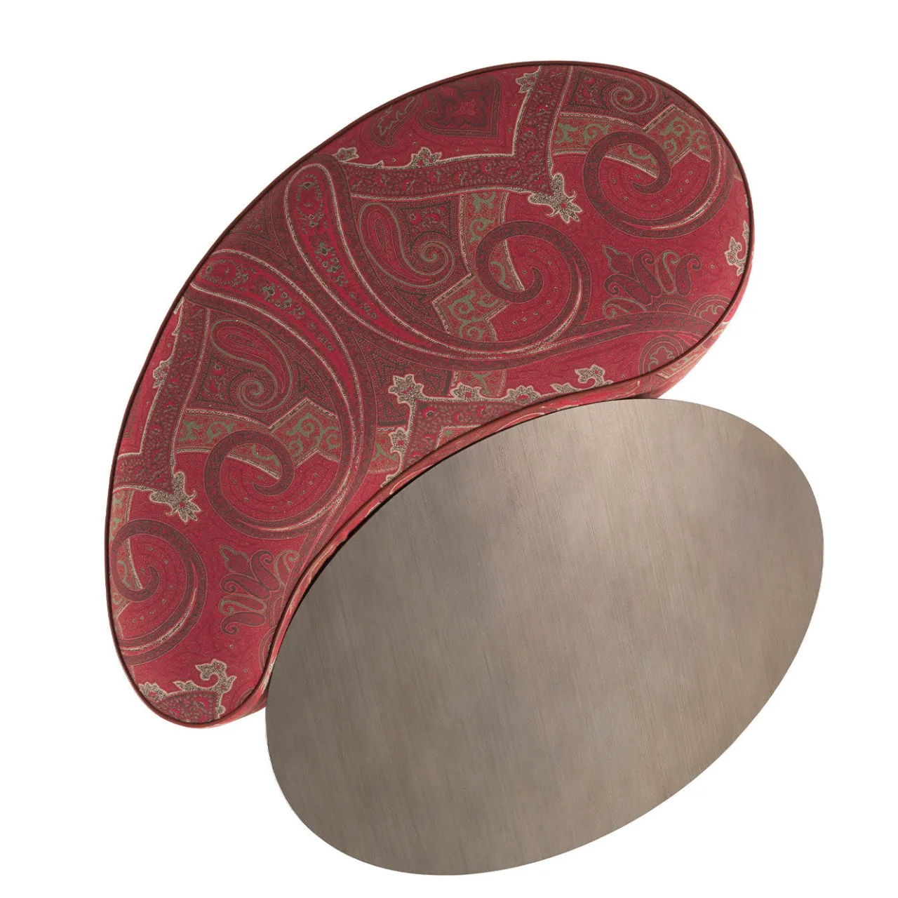 ETRO Home Interiors Ottomans & Poufs<Goa Set of Pouf and Low Table #1