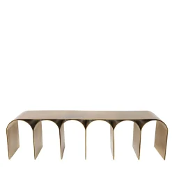 Pietro Franceschini Benches<Gold Arch Bronze Steel Bench