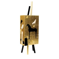 Cleto Munari Bar Cabinets<Gold Cabinet Bar by Mimmo Paladino