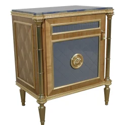 S&L Interni Nightstands<Gold Leaf Bedside Table
