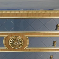 S&L Interni Dressers<Gold Leaf Chest of Drawers