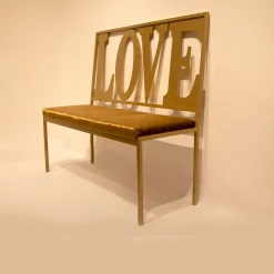 Giulia Ligresti Benches<Gold Love Bench