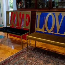 Giulia Ligresti Benches<Gold Love Bench
