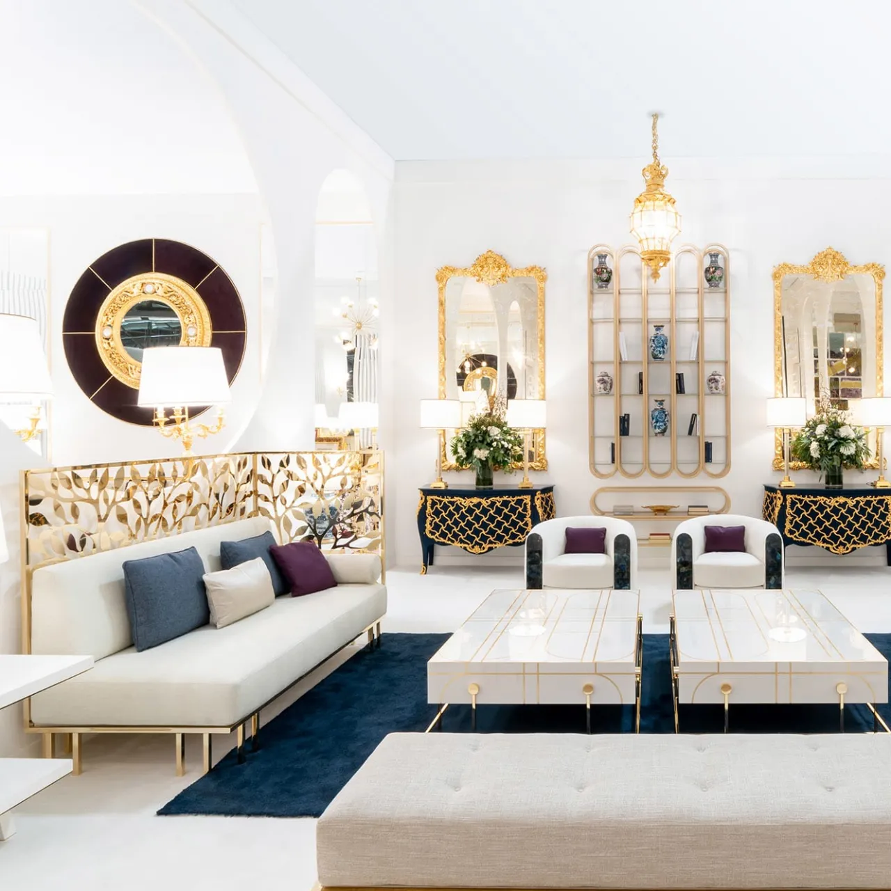 CG Capelletti Benches<Gold Metal Bench