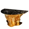 Officina Della Scala Consoles<Gold Moon Console by Giò Pozzi