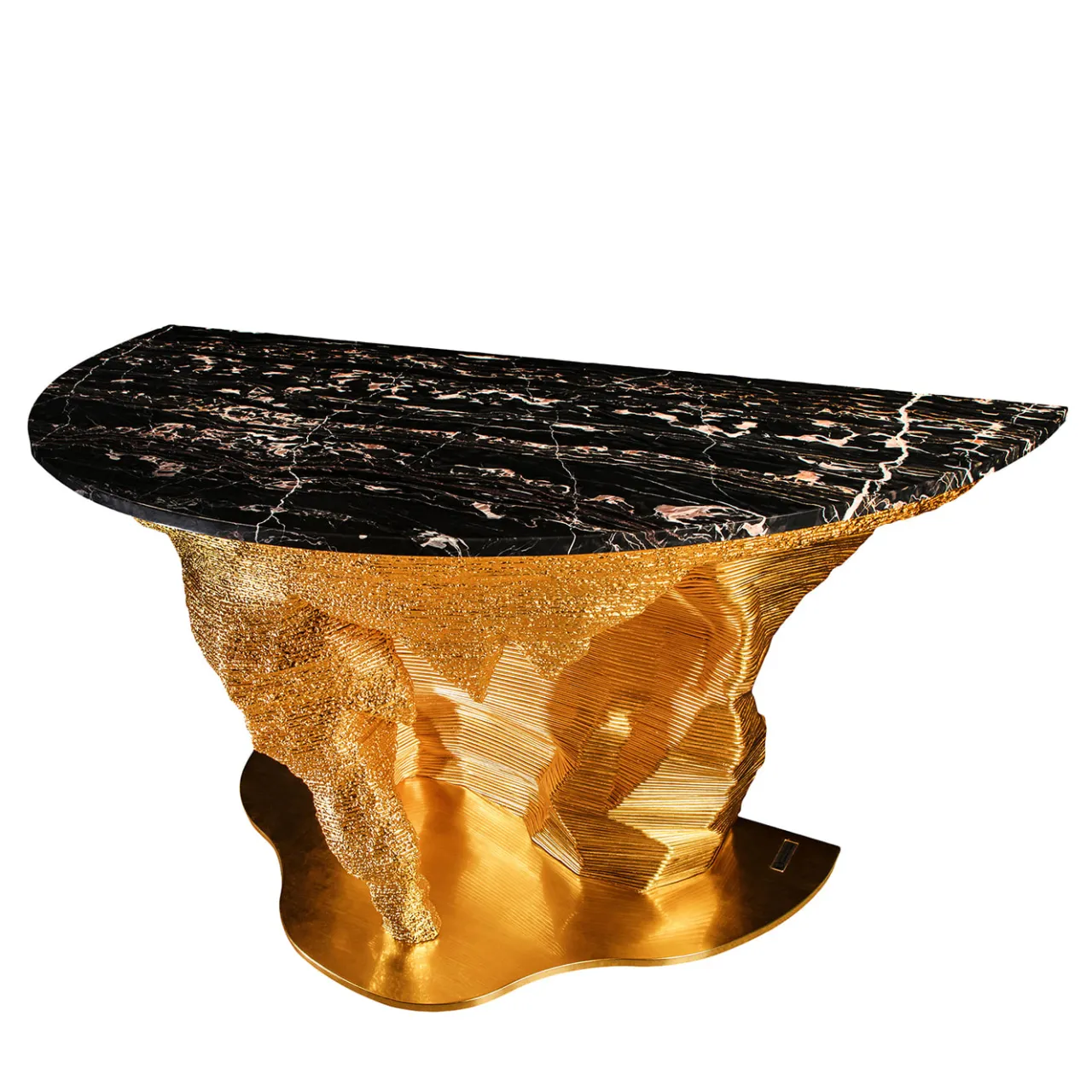 Officina Della Scala Consoles<Gold Moon Console by Giò Pozzi