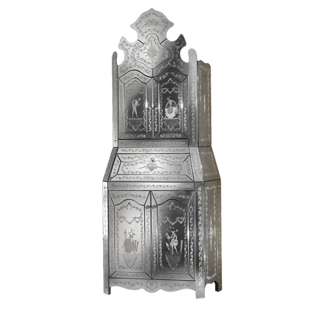 Barbini Cabinets<Goldoni Mirrored Glass Trumeau