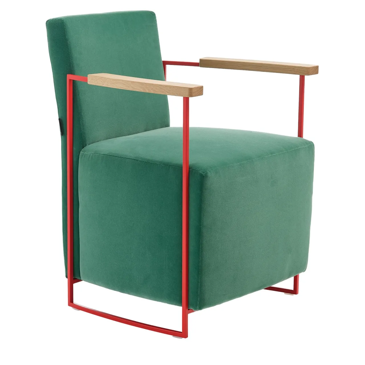 Epònimo Armchairs<Gotham Small Green Velvet Armchair