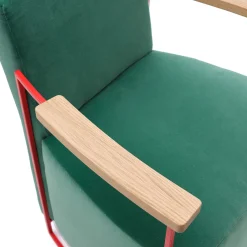 Epònimo Armchairs<Gotham Small Green Velvet Armchair