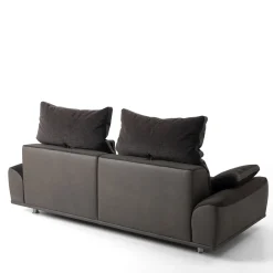 Mantellassi 1926 Sofas<Grand Tour Black Fabric & Leather sofa
