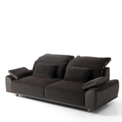 Mantellassi 1926 Sofas<Grand Tour Black Fabric & Leather sofa