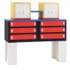 Memphis Dressers<Granito Chest of Drawers with Cupboards by Nathalie Du Pasquier - Post Design