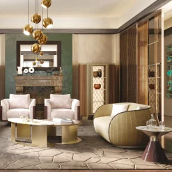 Inedito / Asnaghi Nesting Tables<Grape Coffee Table