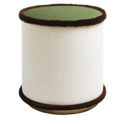 LO Decor Ottomans & Poufs<Graphic Brown And Green Pouf