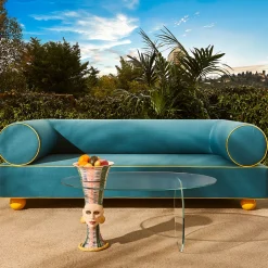 Paolo Nesi Outdoor Sofas & Benches<Graphius Blue Outdoor Sofa