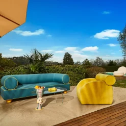 Paolo Nesi Outdoor Sofas & Benches<Graphius Blue Outdoor Sofa