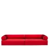 Paolo Nesi Sofas<Graphius Red & Yellow Fabric Sofa by Giuseppe Dicecca