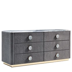 Giorgio Collection Dressers<Gray Alpi Small Dresser