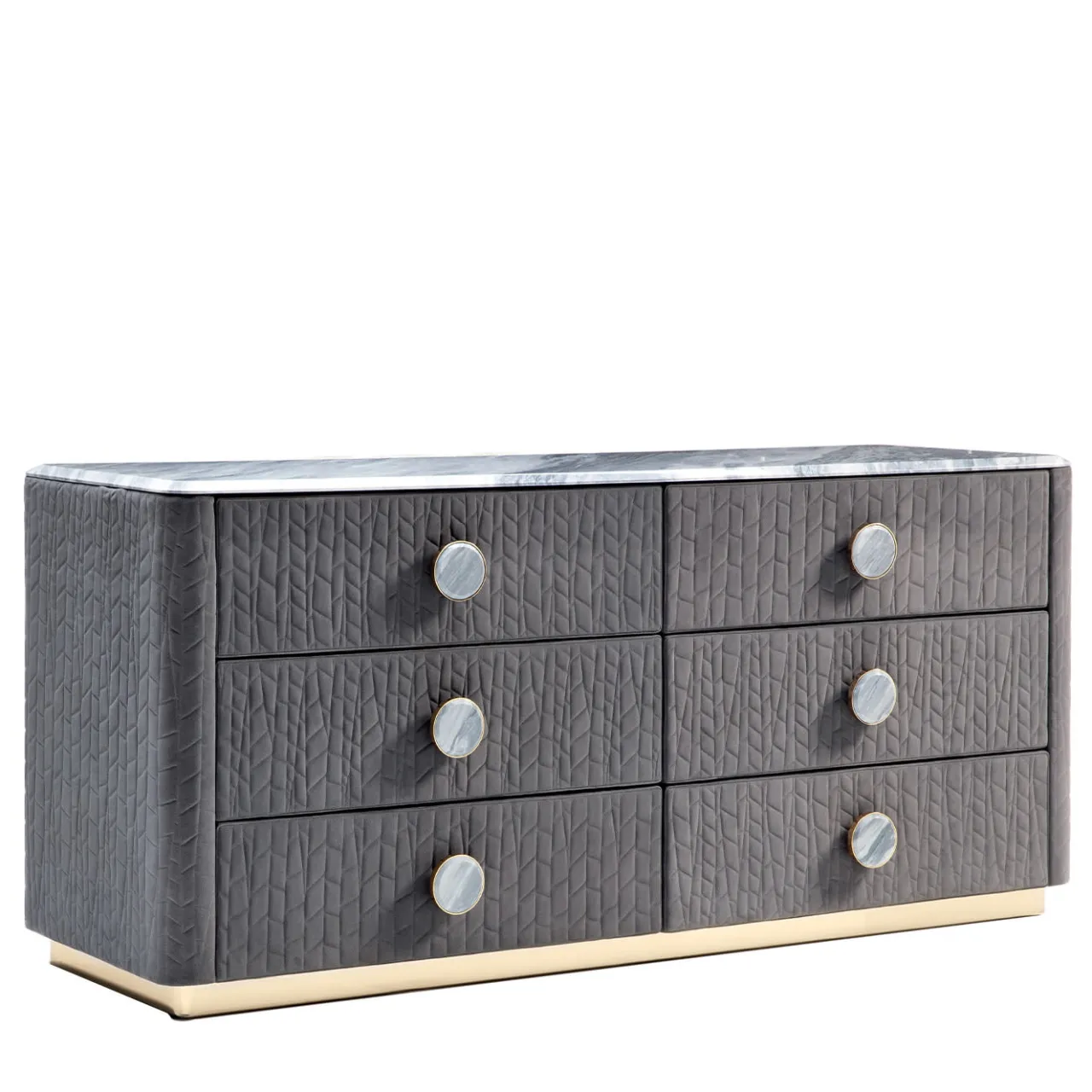 Giorgio Collection Dressers<Gray Alpi Small Dresser