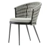 Giorgio Collection Outdoor Chairs & Stools<Gray Outdoor fabric Chair