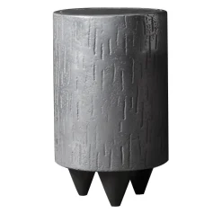 BAU Design Side Tables<Gray Pouf and Side Table