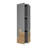 Arkof Cabinets<Gray Suspended Vertical Fiammifero Cabinet by Giulia Contaldo