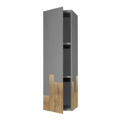 Arkof Cabinets<Gray Suspended Vertical Fiammifero Cabinet by Giulia Contaldo