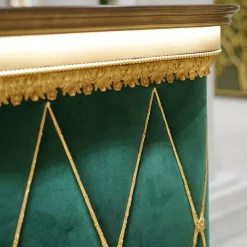 CG Capelletti Consoles<Green and Gold Bar Console