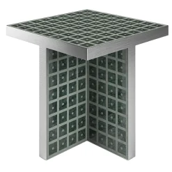 Del Savio 1910 Side Tables<Green Guatemala Marble and Concrete Side Table by David & Nicolas