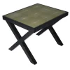 Extroverso Side Tables<Green Shagreen Leather Side Table
