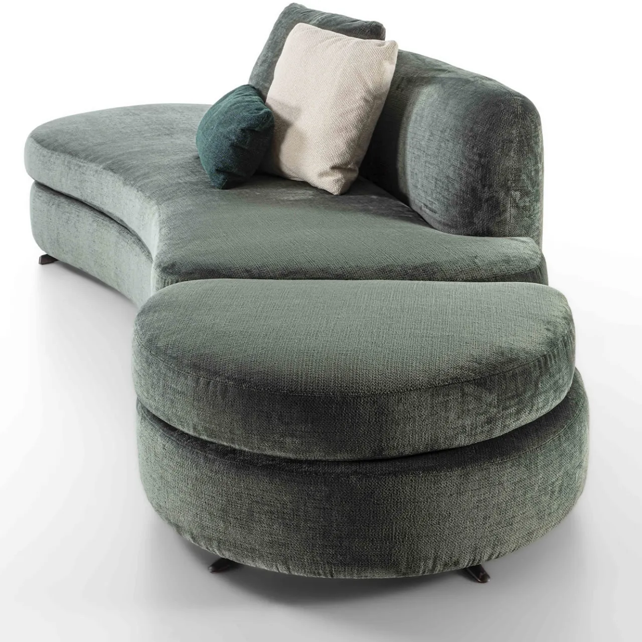 Carpanelli Sofas<Green Velvet Sofa by Giuseppe