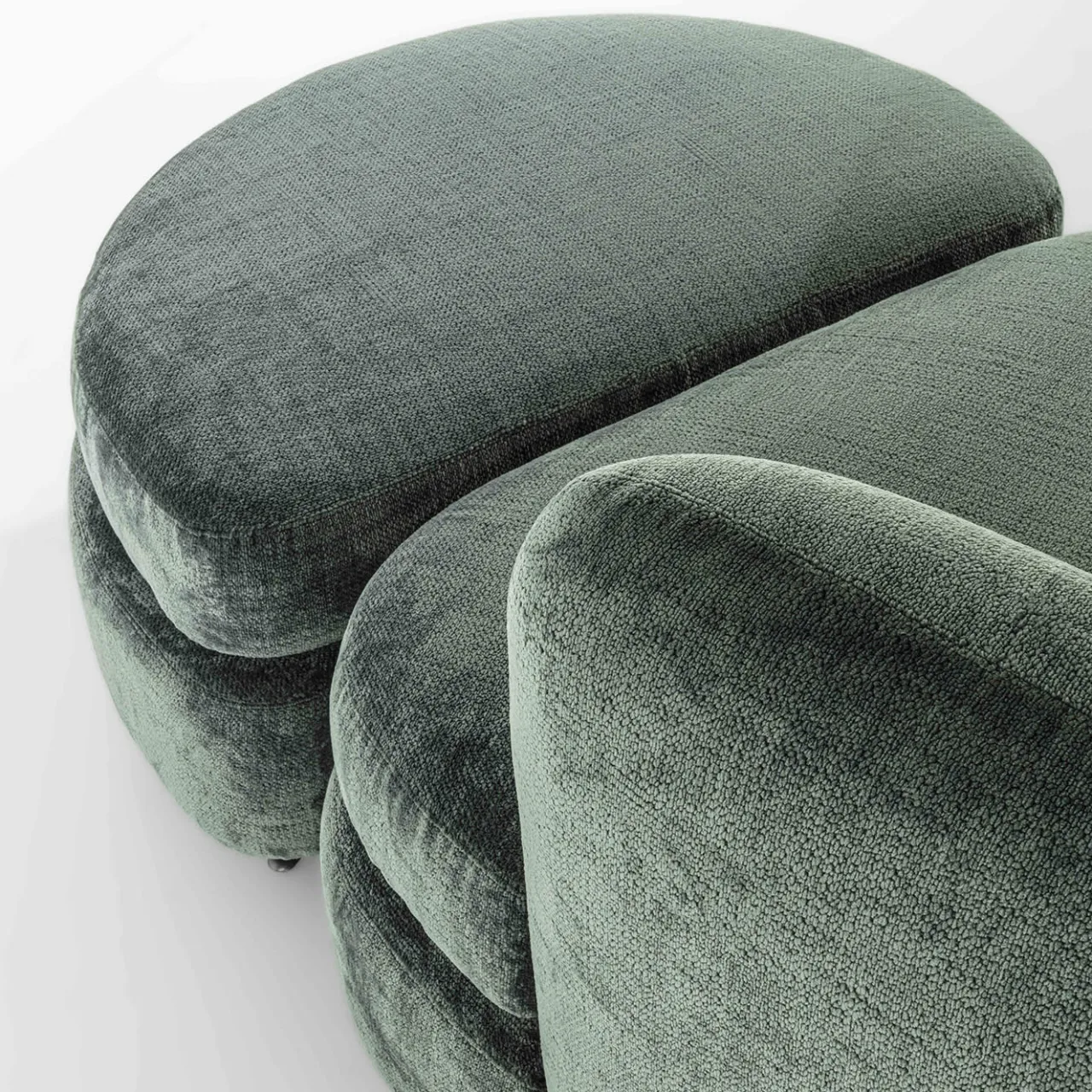 Carpanelli Sofas<Green Velvet Sofa by Giuseppe