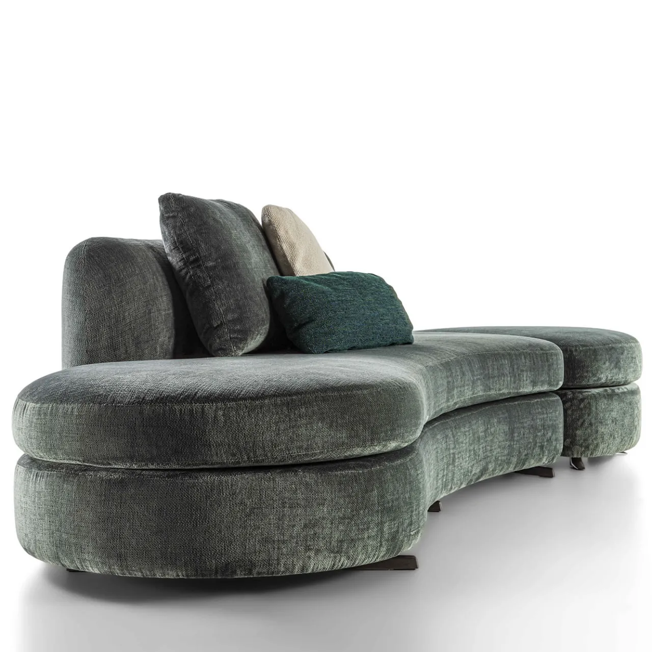 Carpanelli Sofas<Green Velvet Sofa by Giuseppe