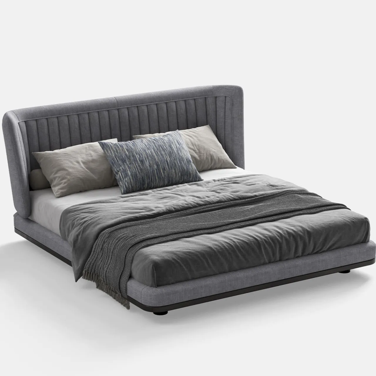 CPRN Homood Beds<grey fabric bed