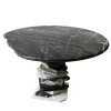 Stone Stackers Side Tables<Grigio Orobico marble Large Side Table