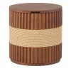 Il Giardino di Legno Outdoor Coffee Tables<Grissini Round wood outdoor Side Table