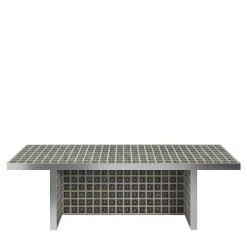 Del Savio 1910 Benches<Guatemala Green Marble and Concrete Bench by David & Nicolas