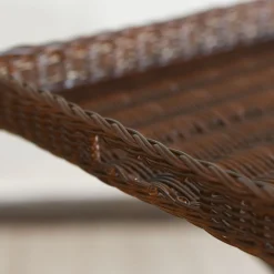 Molto Collectibles Serving Tables<Gueridon Wicker Large Serving Table