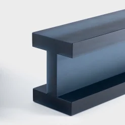 Delvis Unlimited Benches<H Blue Resin Bench