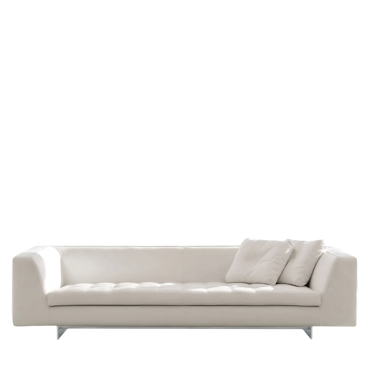 Alivar Sofas<Haero White-Leather Sofa by Giuseppe Bavuso