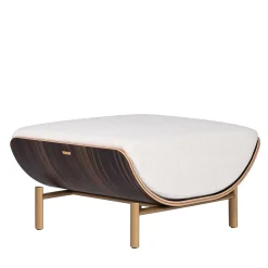FROMM. Ottomans & Poufs<Haima' White Bouclé Pouf